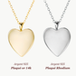 Pendentif Coeur | Texte Personnalisé