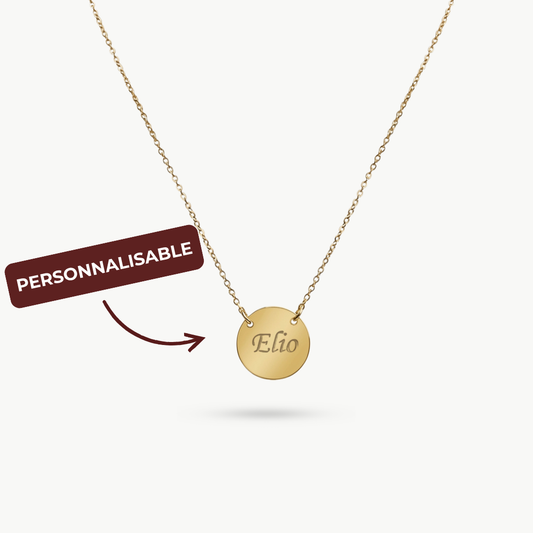 Collier Cercle Gravure