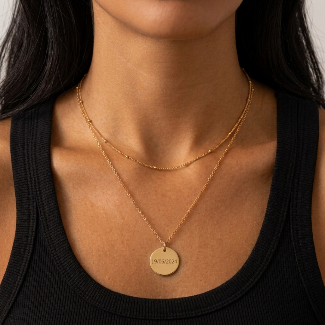 Double Collier Gravure