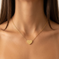 Collier Coeur Gravure
