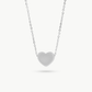 Collier Coeur Gravure